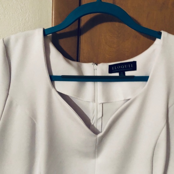 SOLD Eloquii Sara Flare Peplum Top 22 NWOT - Picture 2 of 6